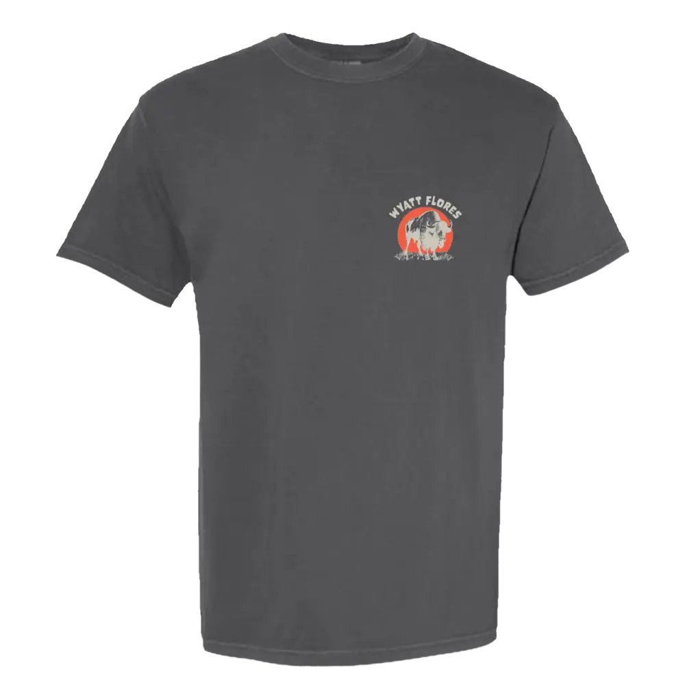 Plains Buffalo Black Tee