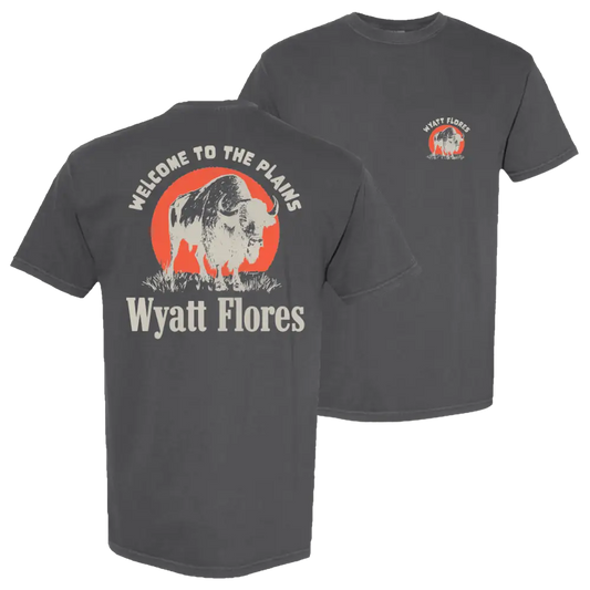 Plains Buffalo Black Tee