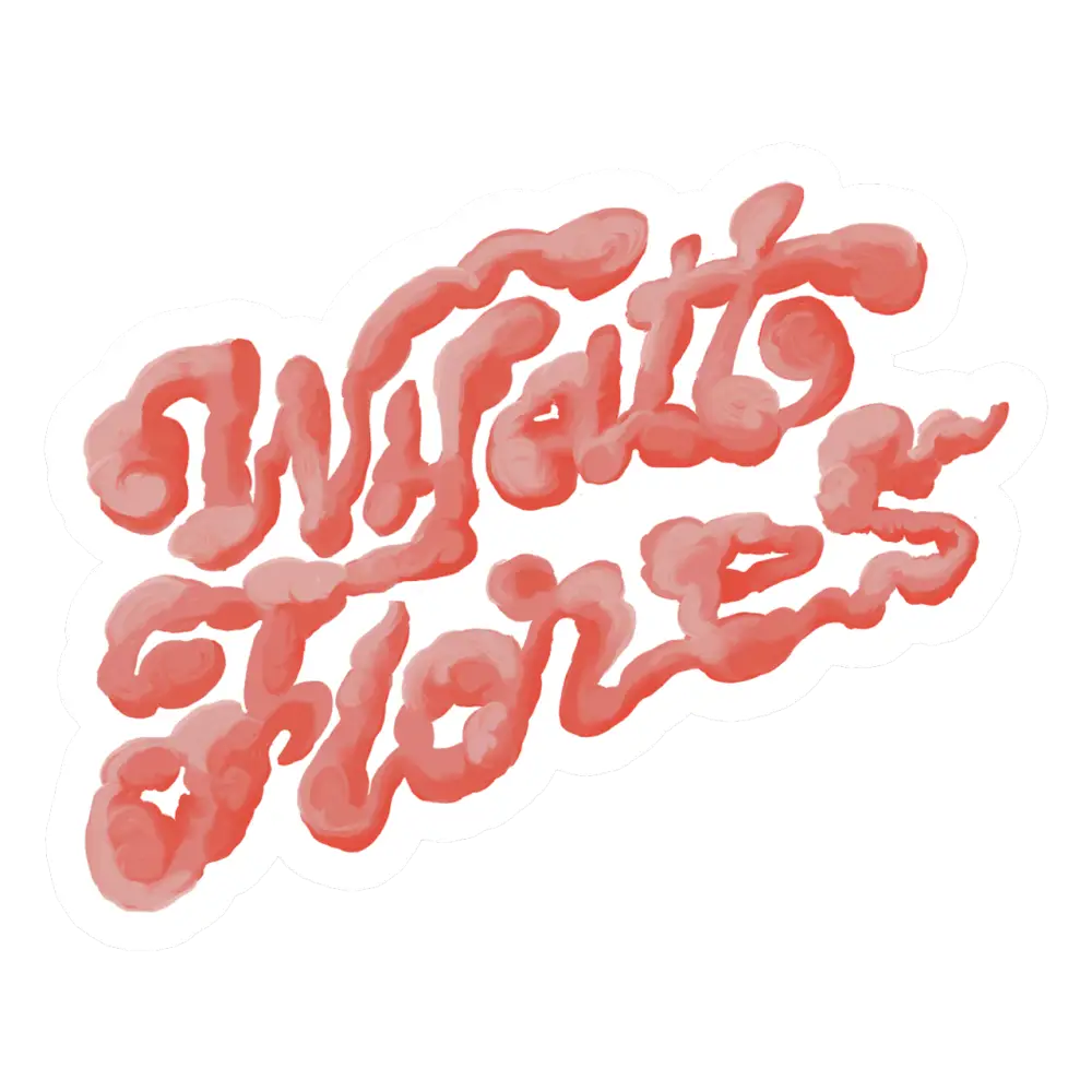 Smoke Logo Sticker