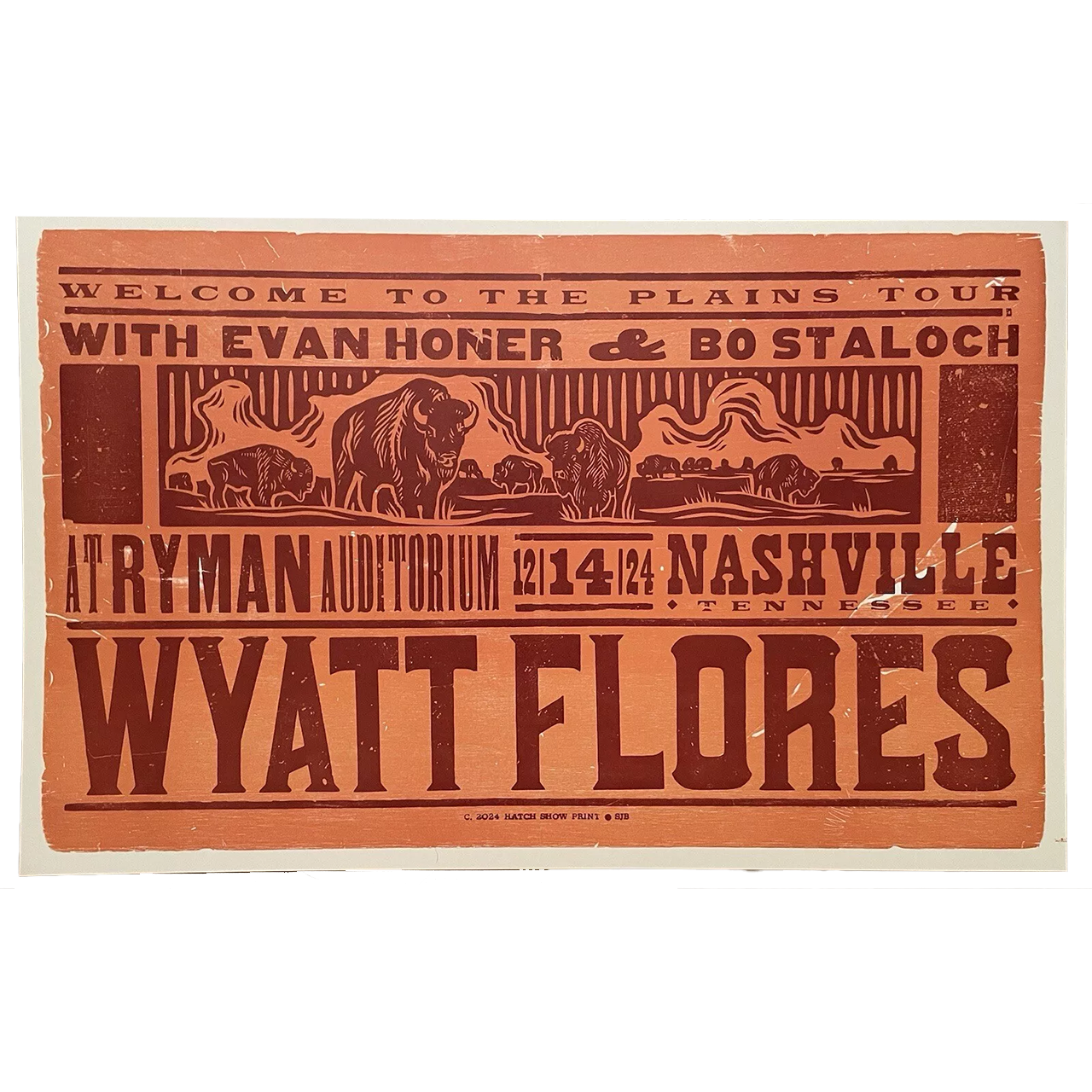 2024 The Ryman Hatch Print Show Print Poster
