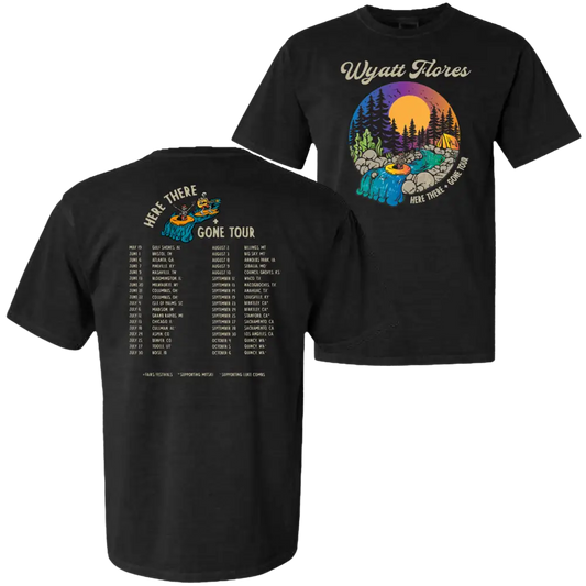 Tubing Skeleton Tour Tee