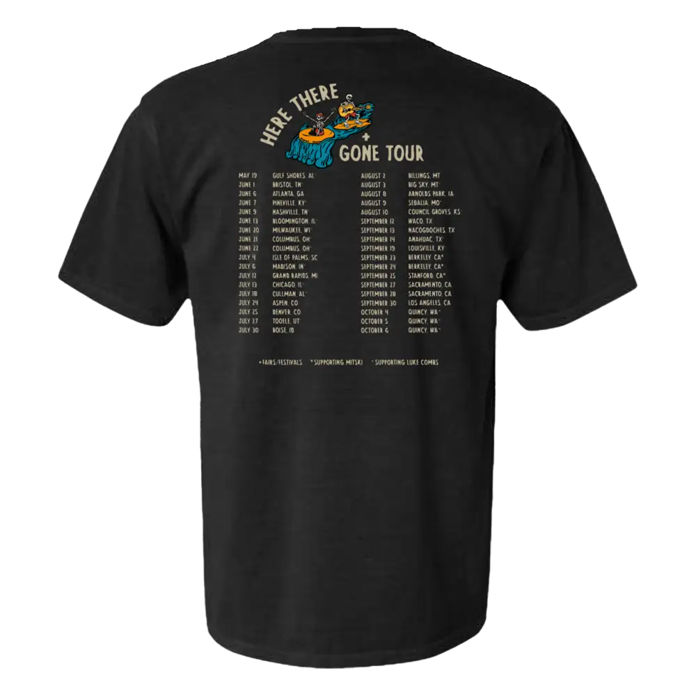 Tubing Skeleton Tour Tee