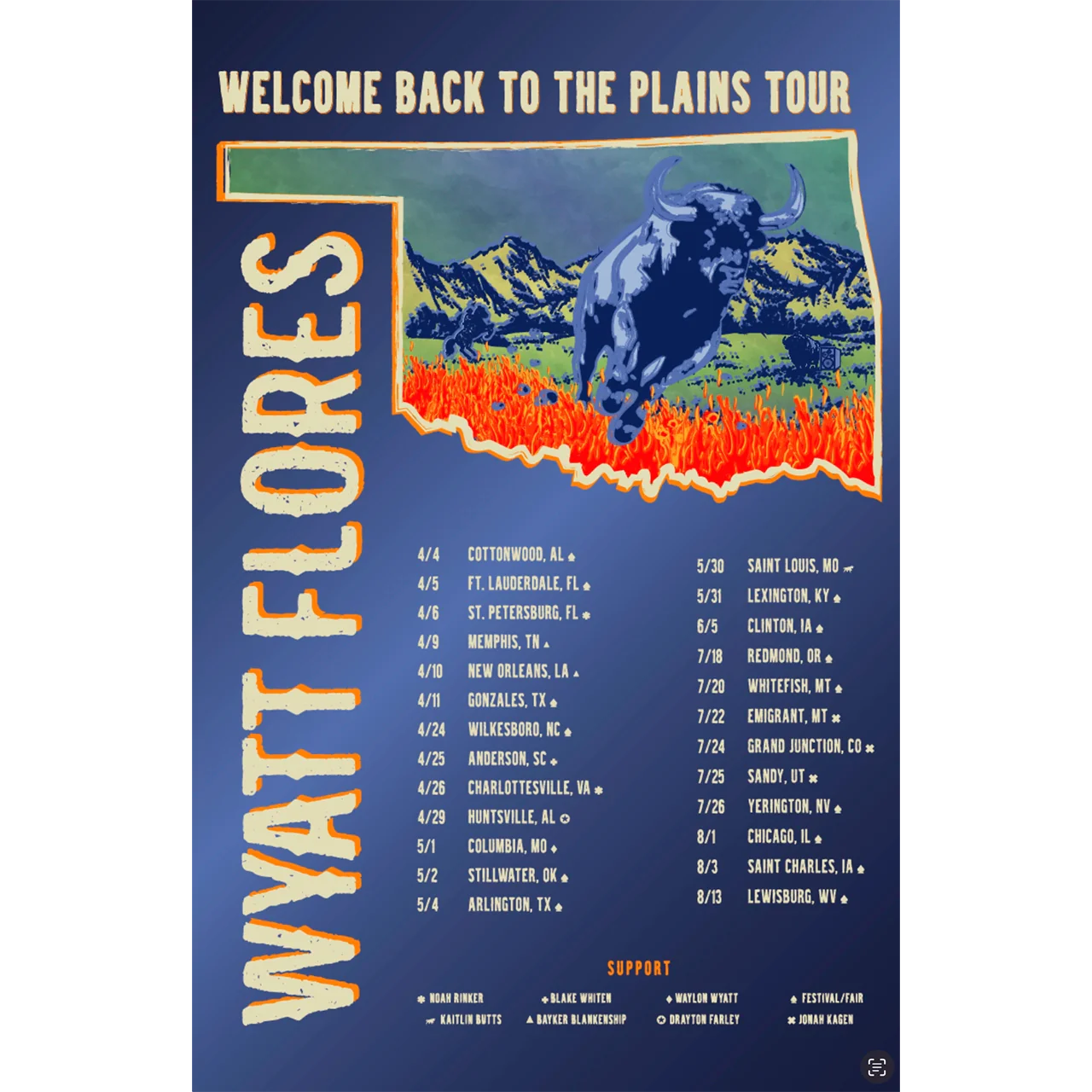WBTTP 2025 Tour Poster