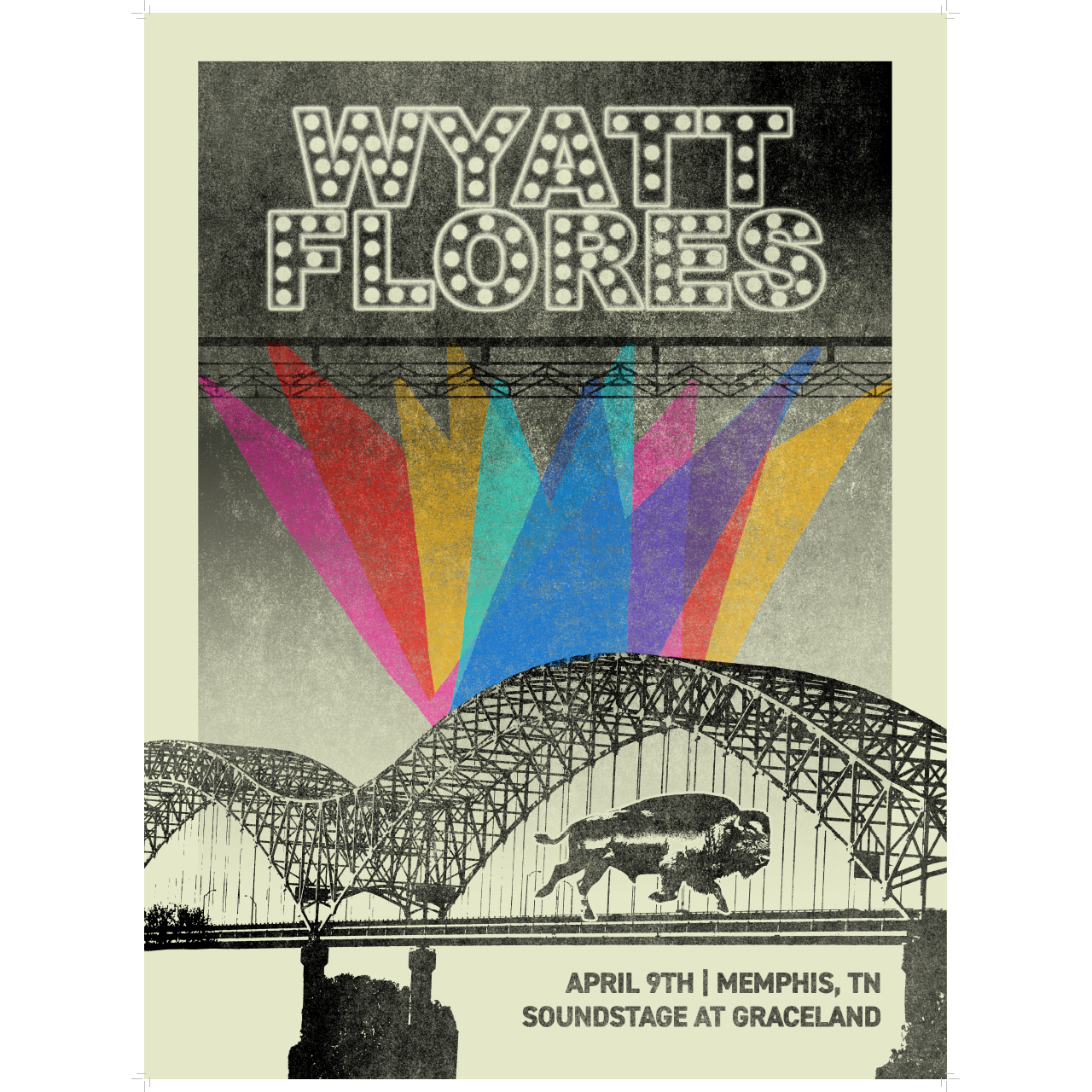 2025 Soundstage at Graceland Memphis TN Poster