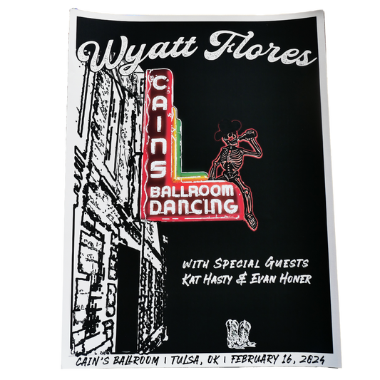 2024 Cain’s Ballroom Tulsa OK Poster