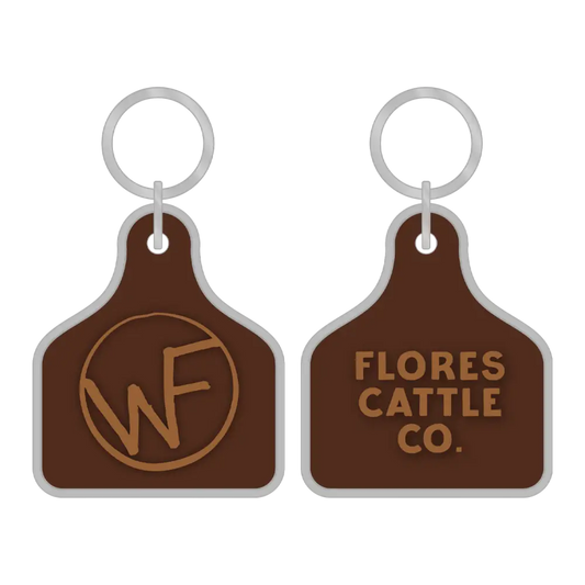 Cattle Co Ear Tag Keychain