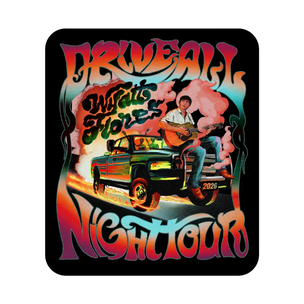Drive All Night Sticker