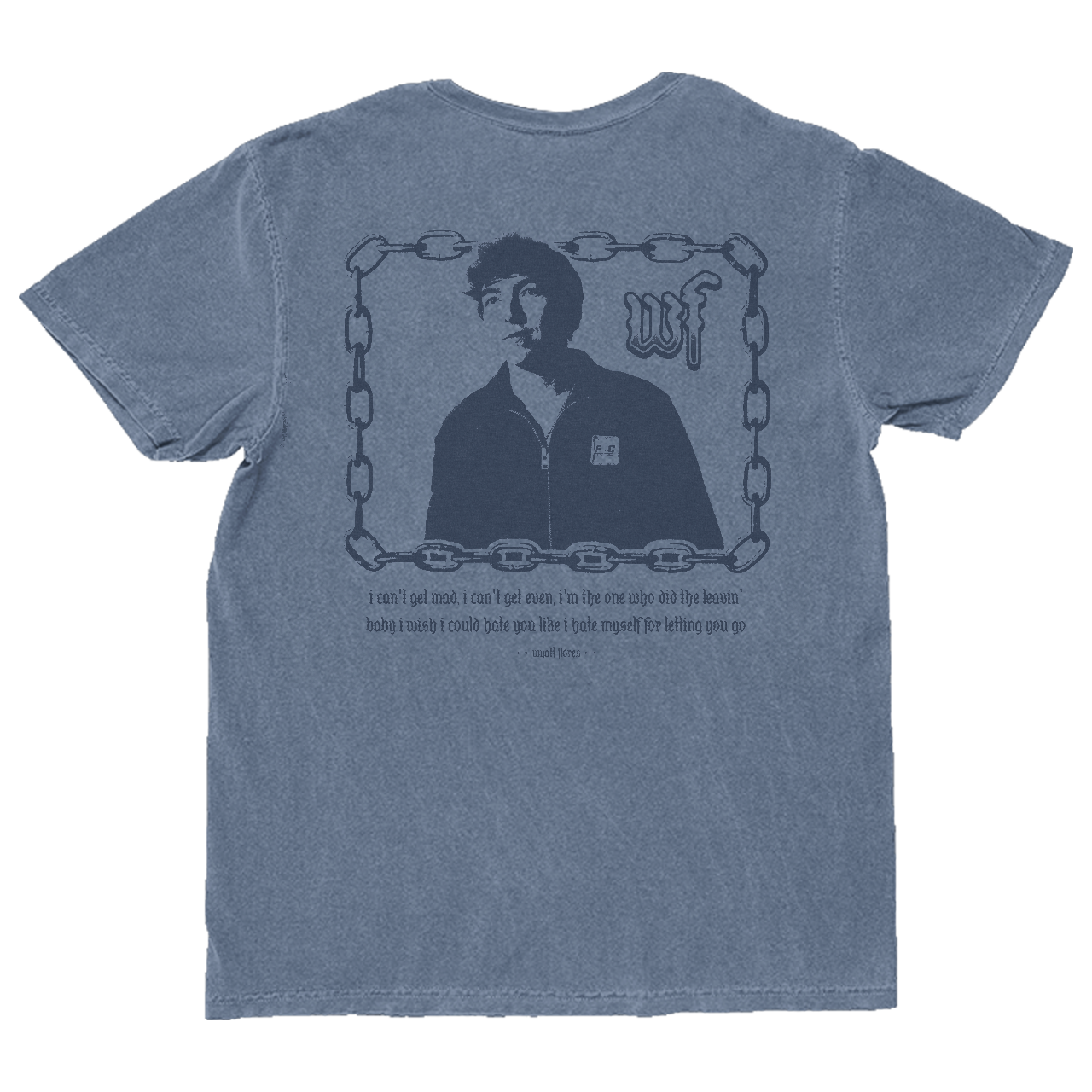 Hate Myself Blue Tee