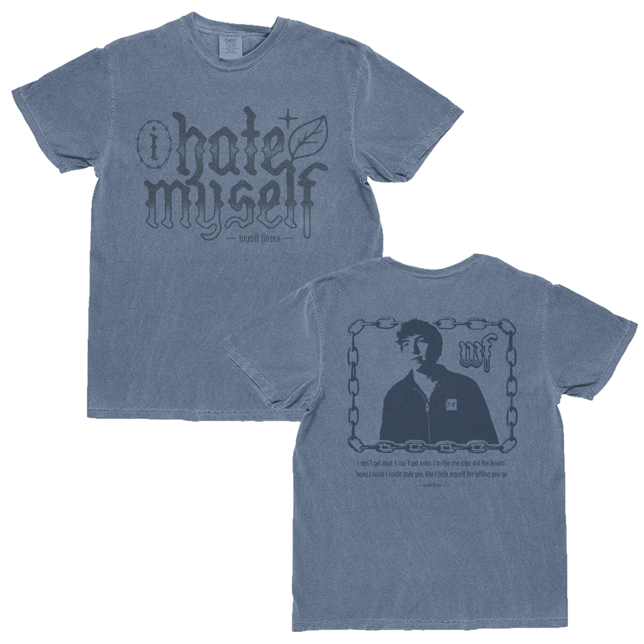 Hate Myself Blue Tee