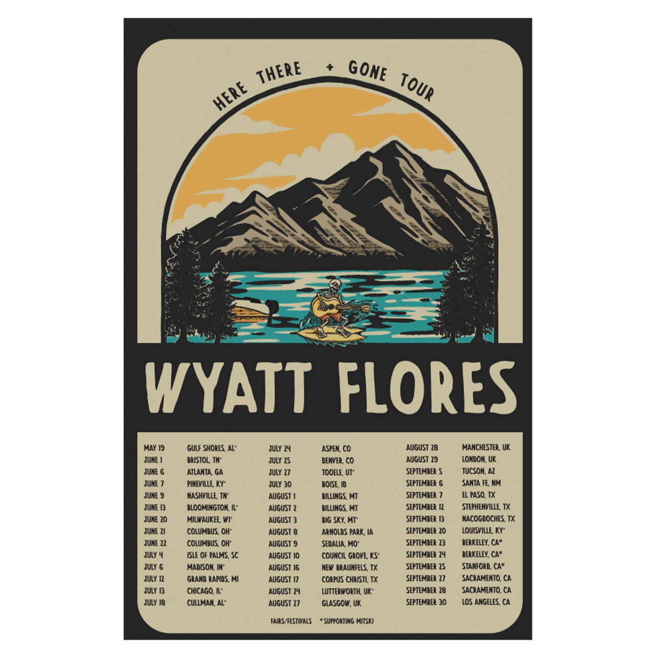 2024 Here There Gone VIP Poster (Surfing)