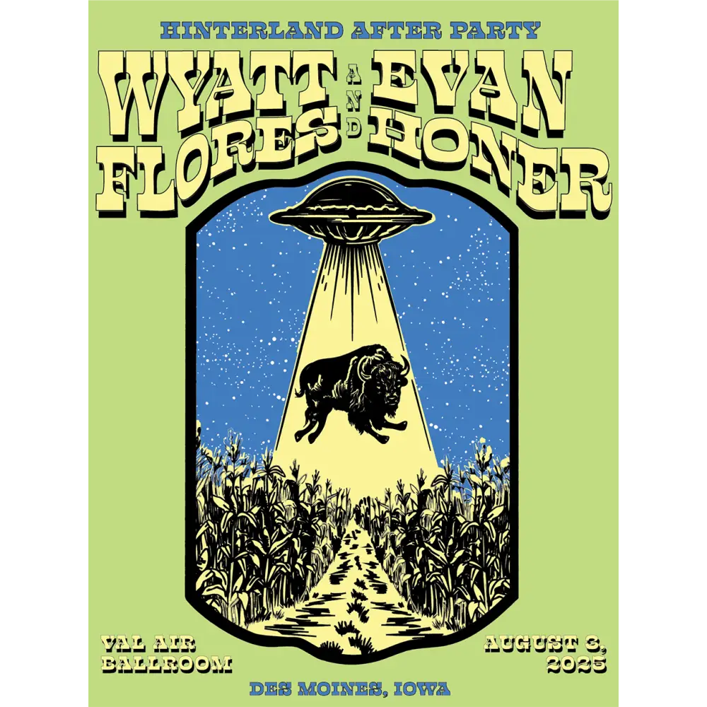 Hinterland Des Moines IA 2025 Poster