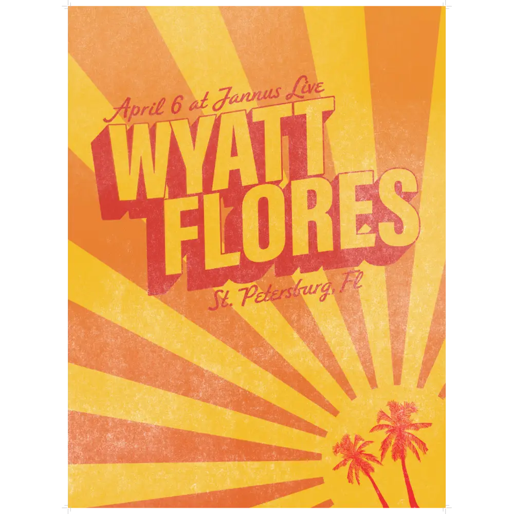 2025 Jannus Live St. Petersburg FL Poster