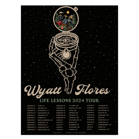 Life Lessons Tour Compass Poster