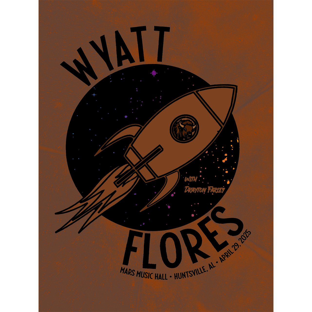 2025 Mars Music Hall Huntsville AL Poster