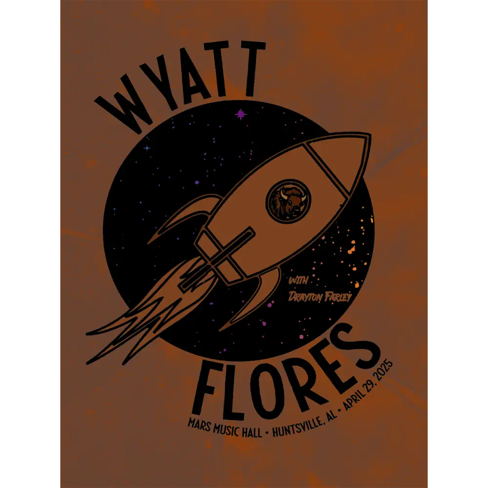 2025 Mars Music Hall Huntsville AL Poster