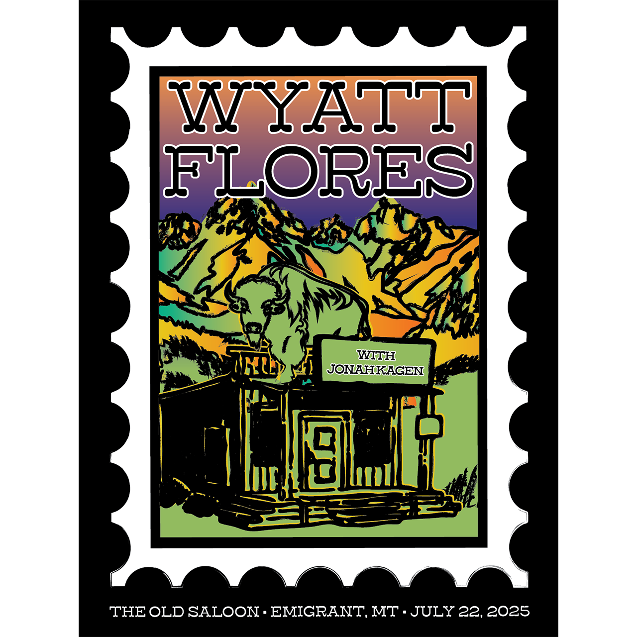Old Saloon Emigrant MT 2025 Poster