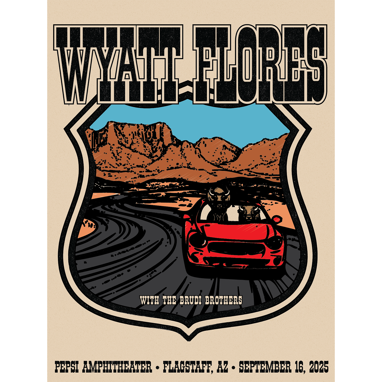 Pepsi Amphitheatre Flagstaff AZ 2025 Poster