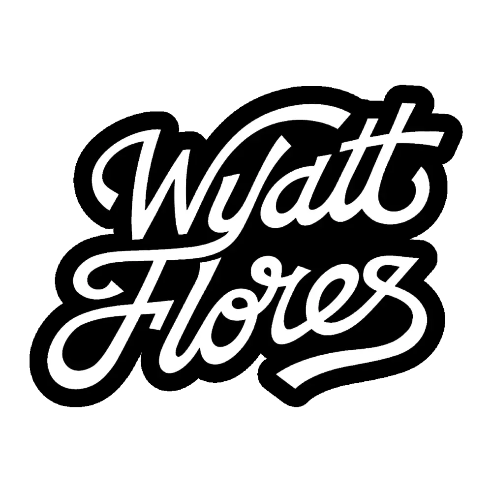 Script Logo Sticker