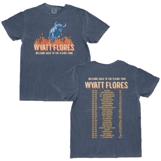 Wyatt Flores Welcome Back To The Plains Tour Tee