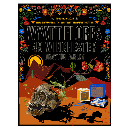 2024 Whitewater Amphitheater New Braunfels TX Poster
